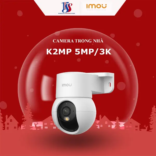 Camera wifi, Camera IMOU Ranger mini K2MP 3K,2K xoay 360 độ,đàm thoại 2 chiều, AI, chế độ màu ban đê