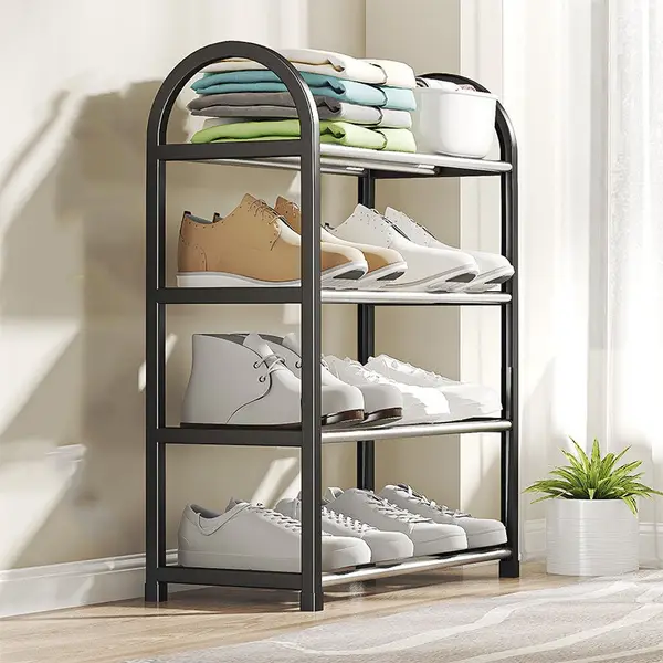 Kệ Để Gìày, Dép 4 Tầng Tháo Lắp Đa Năng, Giúp Tiết Kiệm Không Gian Gọn Gàng, Ngăn Nắp, Giữ Form Giày