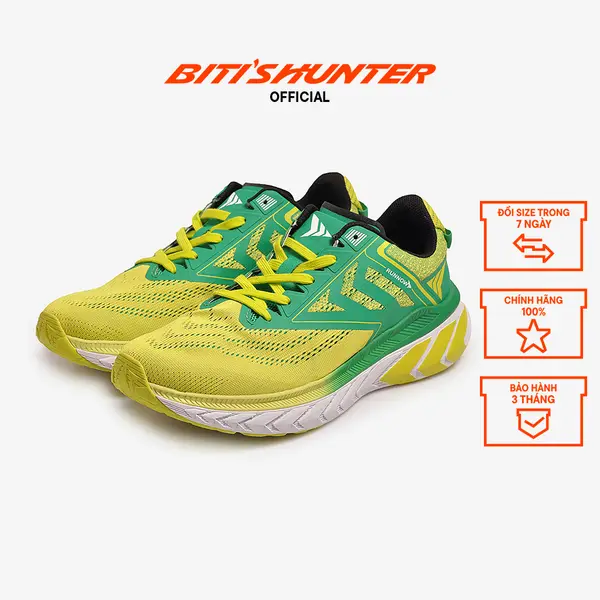 Giày Chạy Bộ Nam - Nữ Biti's Hunter Running HSM004800XMN/HSW004800XMN (Xanh minơ)