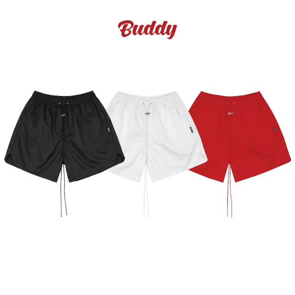 BUDDY] Quần short dù dây dài ống to mỏng nhẹ form trên gối - SUP SHORTS