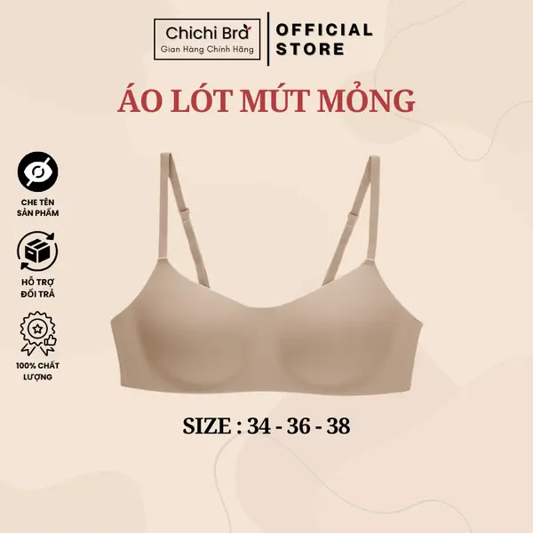 Áo lót nữ Eva Bra su đúc cup ngang đệm mỏng không gọng không viền chống chảy xệ ( Hàng Loại 2 ) - 11